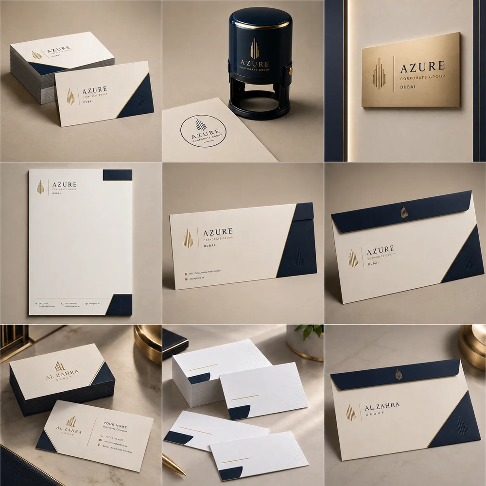 9-Piece Branding Collage